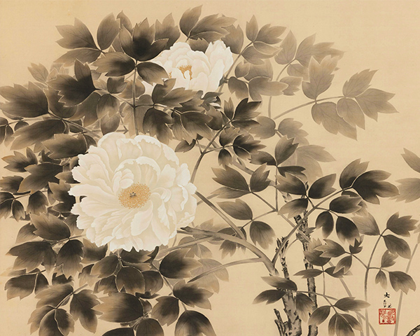 【後期展示】横山大観≪白牡丹≫大正14年(1925)