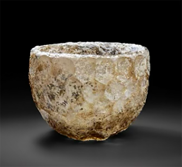 【通期展示】≪白瑠璃碗≫ ササン朝ペルシア