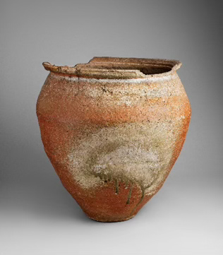 【通期展示】≪信楽大甕 銘「不忍」(しがらきおおがめ めい「しのばず」)≫鎌倉時代